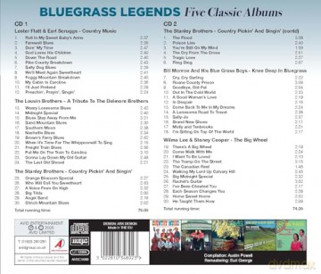 Lester Flatt & Earl Scruggs & The Louvin Brothers & The Stanley Brothers & Bill Monroe And His Blue Grass Boys & Wilma Lee & Stoney Cooper: Bluegrass Legends - Five Classic Albums [CD]