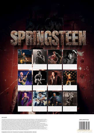 Bruce Springsteen: Bruce Springsteen 2026 Unofficial Calendar [KALENDARZ]