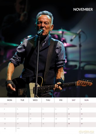 Bruce Springsteen: Bruce Springsteen 2026 Unofficial Calendar [KALENDARZ]