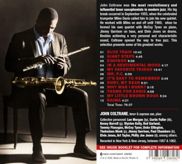 John Coltrane: Essential Coltrane (Digi) [CD]