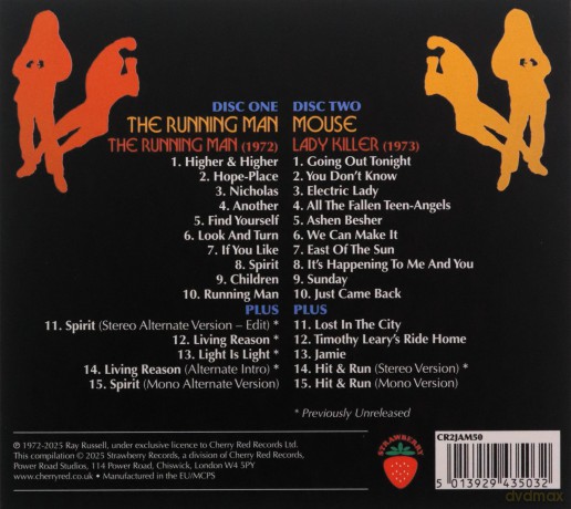 Running Man/Mouse: Find Yourself - The Complete Recordings 1972-1973 (Digi) [CD]