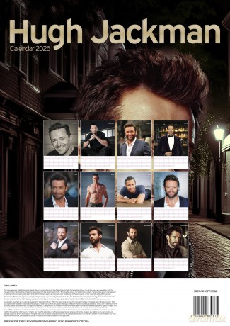 Hugh Jackman: Hugh Jackman 2026 Unofficial Calendar [KALENDARZ]