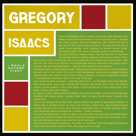 Gregory Isaacs: I Would Rather Fight (Green) [Winyl]