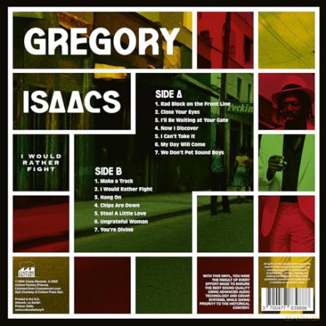 Gregory Isaacs: I Would Rather Fight (Green) [Winyl]