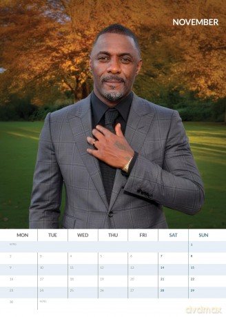 Idris Elba: Idris Elba 2026 Unofficial Calendar [KALENDARZ]