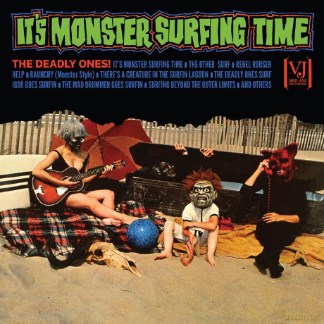 Deadly Ones: Its Monster Surfing Time (All-Analog) (Bloody Pumpkin) [Winyl]