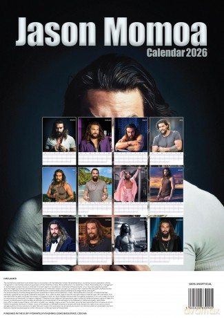 Jason Momoa: Jason Momoa 2026 Unofficial Calendar [KALENDARZ]