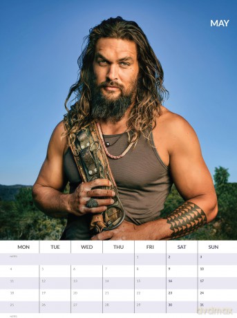 Jason Momoa: Jason Momoa 2026 Unofficial Calendar [KALENDARZ]