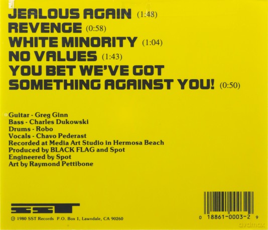 Black Flag: Jealous Again [CD]
