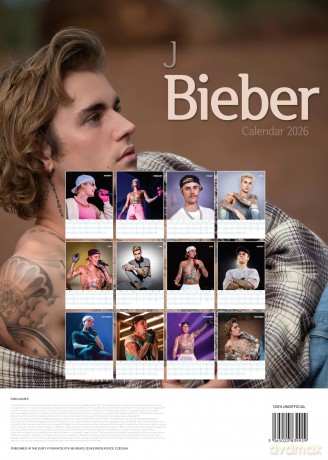 Justin Bieber: Justin Bieber 2026 Unofficial Calendar [KALENDARZ]