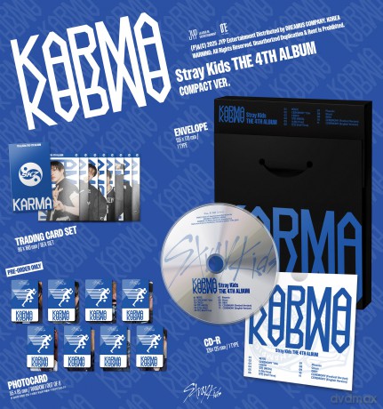 Stray Kids: Karma (Compact Ver.) [CD]