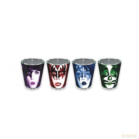 Kiss: Kiss Shot Glass 4 Pack