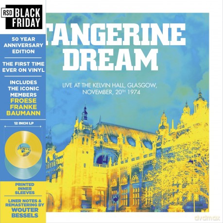 Tangerine Dream: Live At Kelvin Hall. Glasgow (Blue/Yellow Vinyl 2Lp) (Black Friday 2024) [Winyl]