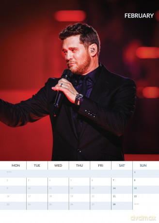 Michael Buble: Michael Buble 2026 Unofficial Calendar [KALENDARZ]