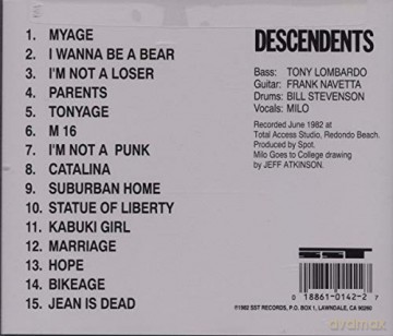 Descendents: Milo Goes To College [CD]