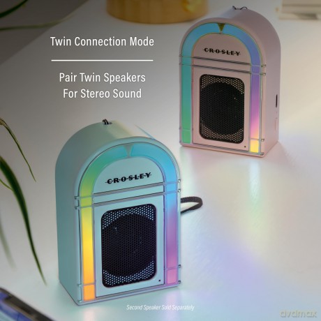 Mini Jukebox Bluetooth Speaker (Aqua Blue)
