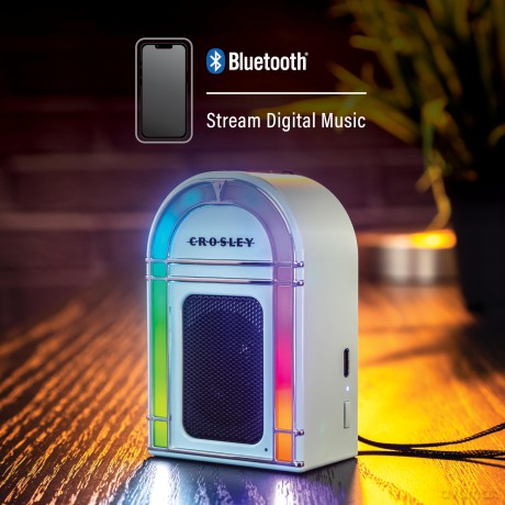 Mini Jukebox Bluetooth Speaker (Aqua Blue)