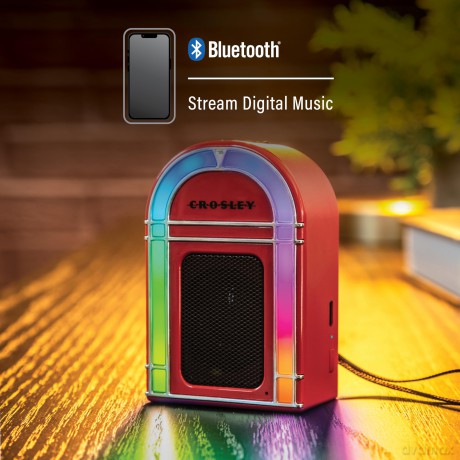 Mini Jukebox Bluetooth Speaker (Red)