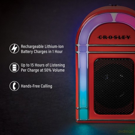 Mini Jukebox Bluetooth Speaker (Red)
