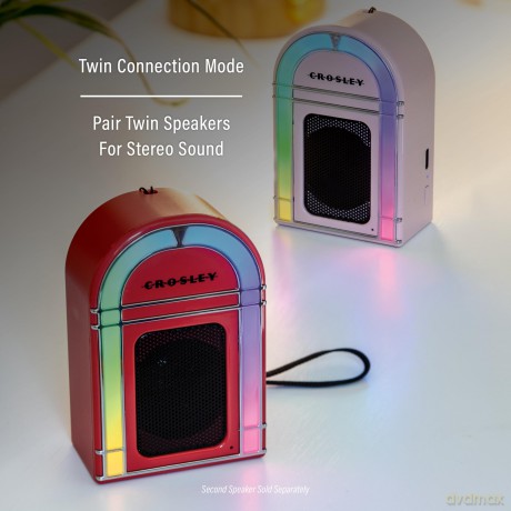 Mini Jukebox Bluetooth Speaker (Red)