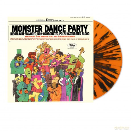 Don Hinson And The Rigamorticians: Monster Dance Party (Orange/Black Pumpkin Splatter) [Winyl]