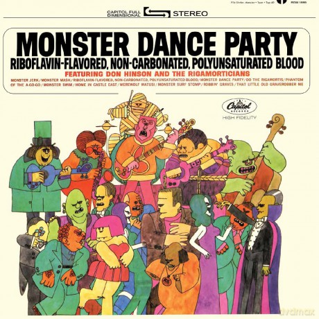 Don Hinson And The Rigamorticians: Monster Dance Party (Orange/Black Pumpkin Splatter) [Winyl]