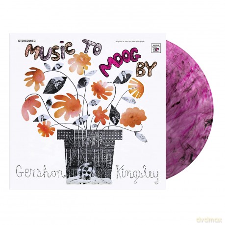Gershon Kingsley: Music To Moog By (Deluxe) (Strawberry/Black Swirl) [Winyl]