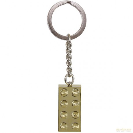 LEGO Brelok Złoty Klocek 2x4 [ZABAWKA]