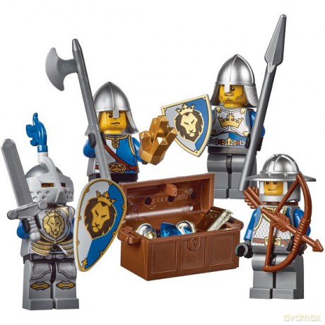 LEGO Castle Knights Minifigurki, Zestaw [KLOCKI]