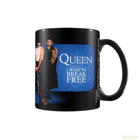 Queen: Queen (I Want To Break Free) Black Pod Mug