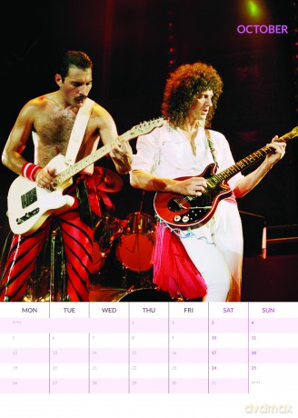 Queen: Queen 2026 Unofficial Calendar [KALENDARZ]