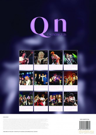 Queen: Queen 2026 Unofficial Calendar [KALENDARZ]