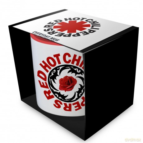 Red Hot Chili Peppers: Red Hot Chili Peppers (Logo Stamp) Red Coloured Inner Pod Mug