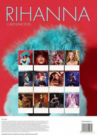 Rihanna: Rihanna 2026 Unofficial Calendar [KALENDARZ]