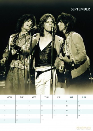 Rolling Stones: Rolling Stones 2026 Unofficial Calendar [KALENDARZ]