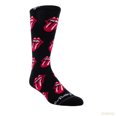 Rolling Stones: Rolling Stones Red Tongues Crew Socks (One Size)