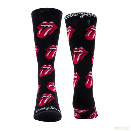 Rolling Stones: Rolling Stones Red Tongues Crew Socks (One Size)