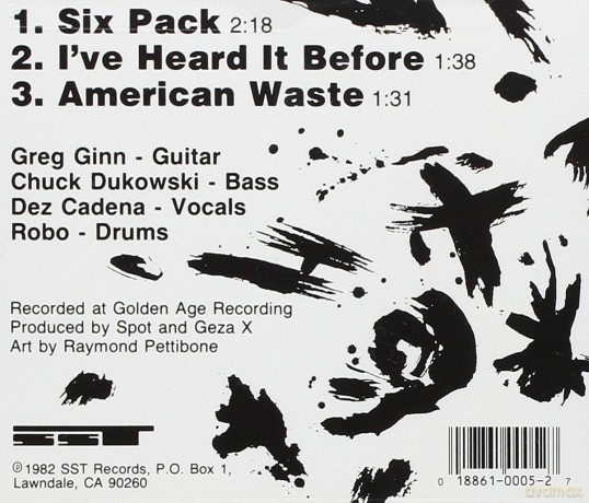 Black Flag: Six Pack [CD]