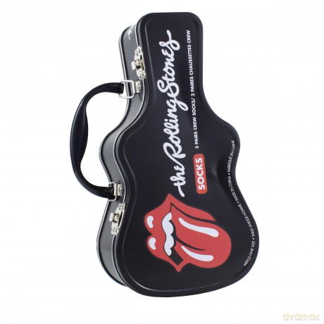 The Rolling Stones: The Rolling Stones Socks 3 Pack In Guitar Tin (One Size)