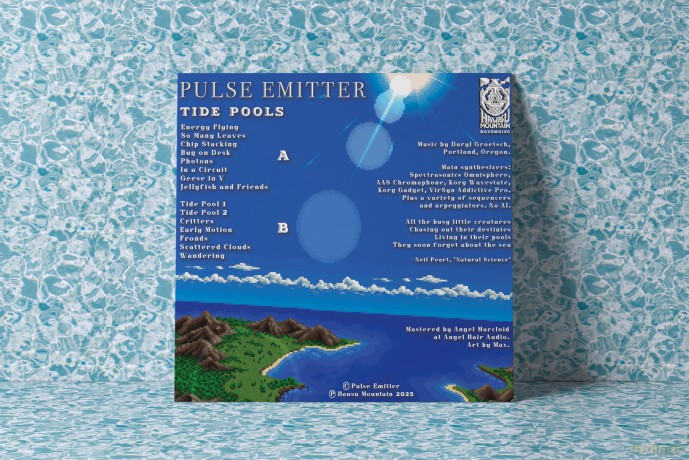 Pulse Emitter: Tide Pools (Clear Blue) [Winyl]