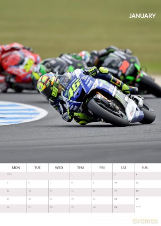 Valentino Rossi: Valentino Rossi 2026 Unofficial Calendar [KALENDARZ]