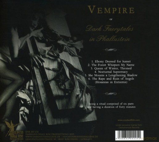 Cradle Of Filth: Vempire. Or Dark Faerytales In Phallustein (Hardcover-Digibook) [CD]