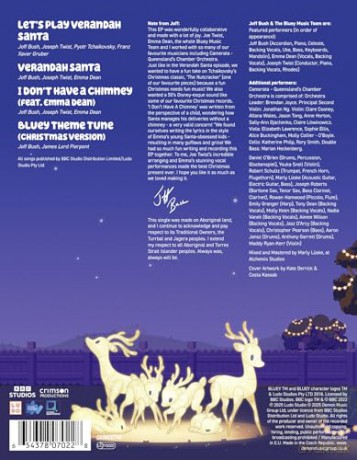 Bluey: Verandah Santa [CD]