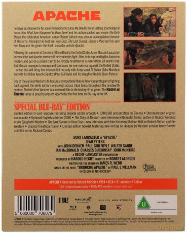 Apache (Ostatnia walka Apacza) [Blu-Ray]