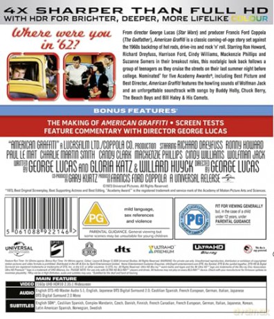 American Graffiti (Amerykańskie graffiti) [Blu-Ray 4K]