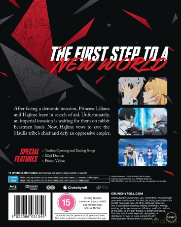 Arifureta: From Commonplace to World's Strongest - Season 3 [2xBlu-Ray]