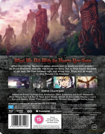 Attack on Titan - The Complete Final Season (Atak Tytanów) (steelbook) [7xBlu-Ray]
