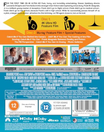 Złap mnie, jeśli potrafisz (steelbook) [Blu-Ray 4K]+[Blu-Ray]