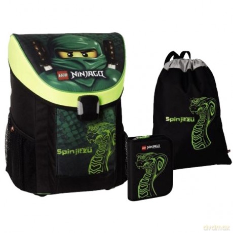 LEGO Hama Tornister Ninjago Green 3 częś [ZABAWKA]