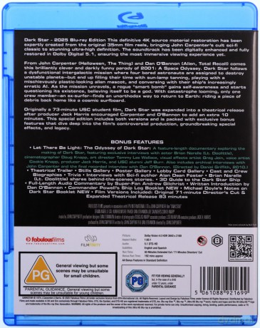 Dark Star (Ciemna gwiazda) [Blu-Ray]